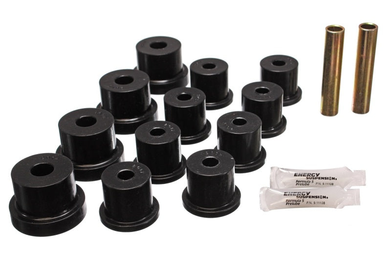 Energy Suspension Nova Mono Leaf Spring Bushings - Black Bushing Kits Energy Suspension