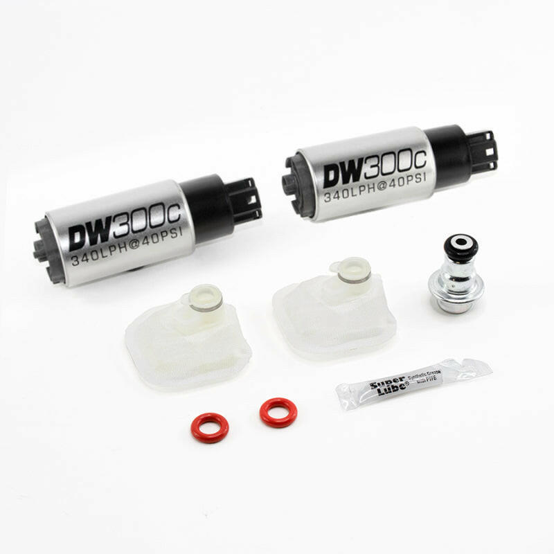 DeatschWerks 09-15 Cadillac CTS-V DW300c (2) 340 LPH In-Tank Fuel Pumps w/ Install Kit Fuel Pumps DeatschWerks