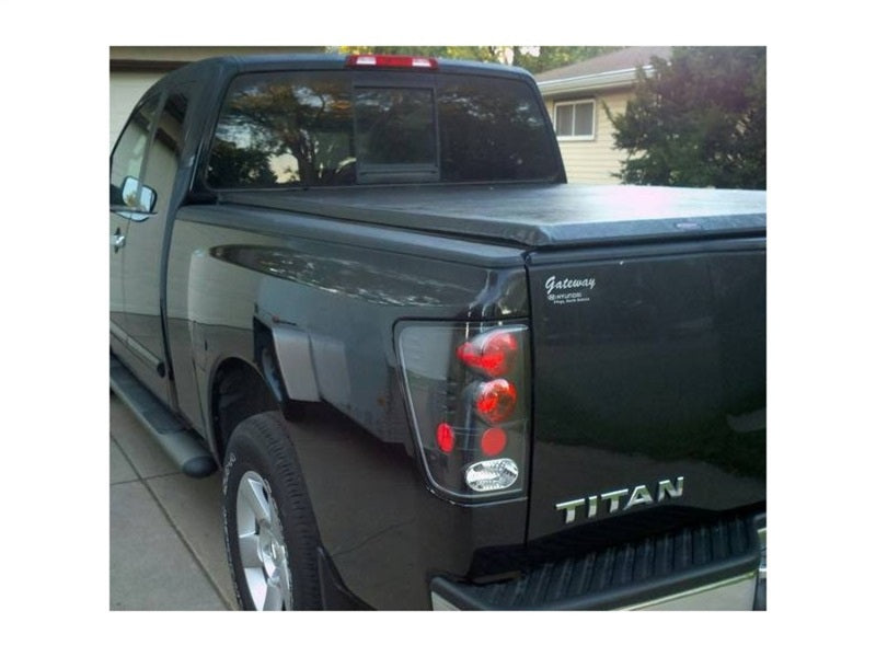 Spyder Nissan Titan 04-14 Euro Style Tail Lights Black ALT-YD-NTI04-BK Tail Lights SPYDER