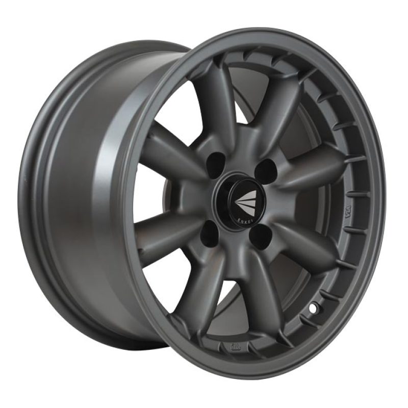 Enkei Compe 15x8 0mm Offset 4x114.3 Bolt Pattern 72.6mm Bore Dia Matte Gunmetal Wheel Wheels - Cast Enkei