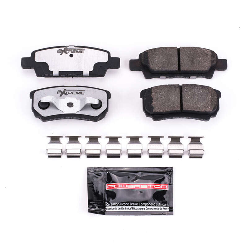 Power Stop 11-14 Chrysler 200 Rear Z26 Extreme Street Brake Pads w/Hardware Brake Pads - Performance PowerStop