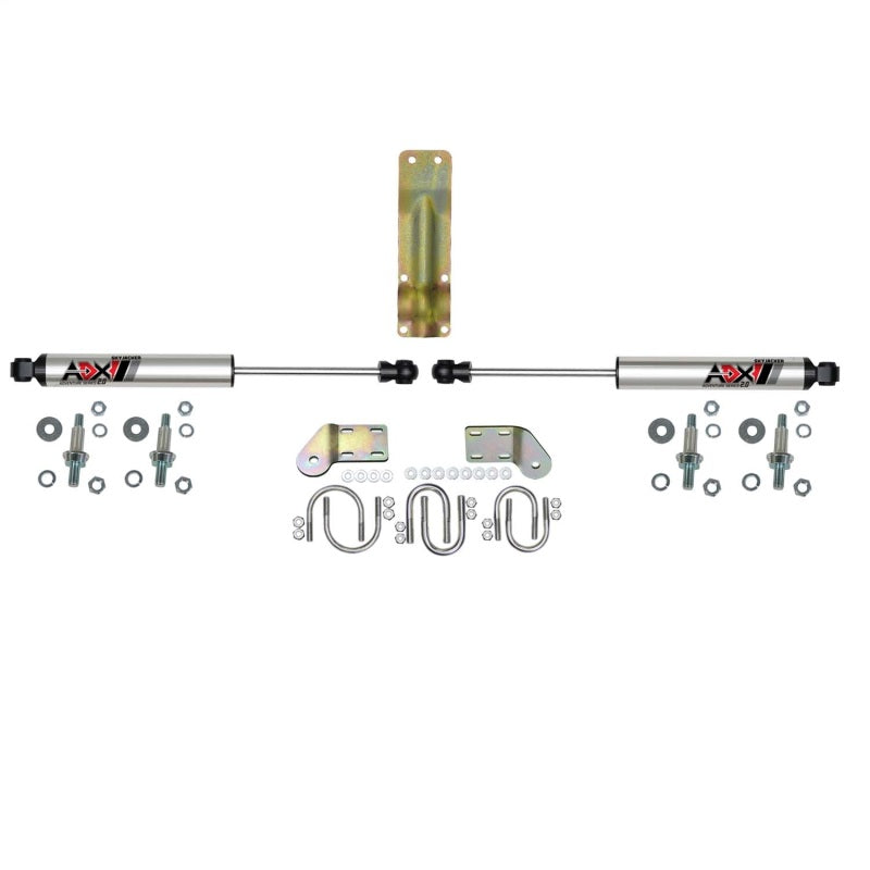 Skyjacker 98-01 Dodge Ram 1500 ADX 2.0 Dual Stabilizer Kit w/ CNC Machined Polished Alum. Alignment Kits Skyjacker