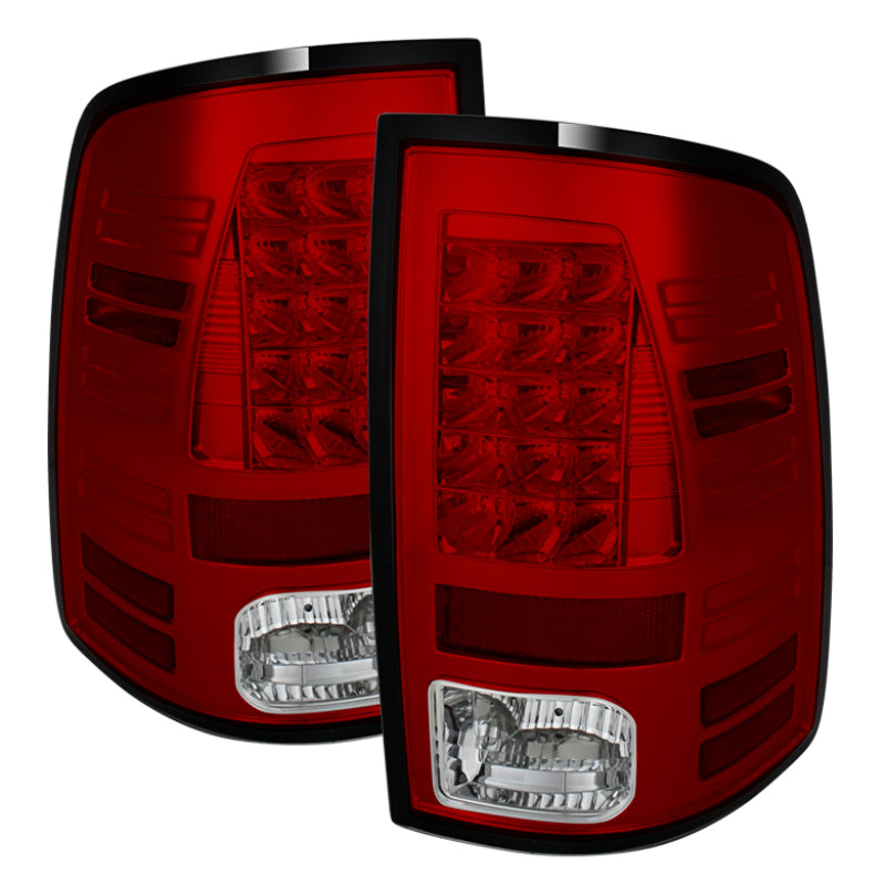 Spyder Dodge Ram 1500 13-14 13-14 LED Tail Lights LED Model only - Red Clear ALT-YD-DRAM13-LED-RC Tail Lights SPYDER