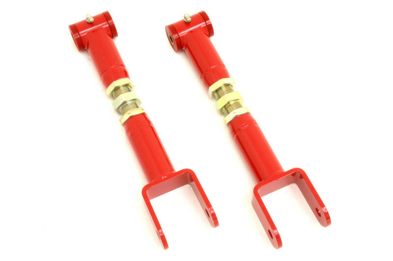 BMR 64-67 A-Body Upper Control Arms On-Car Adj. (Polyurethane) - Red Control Arms BMR Suspension