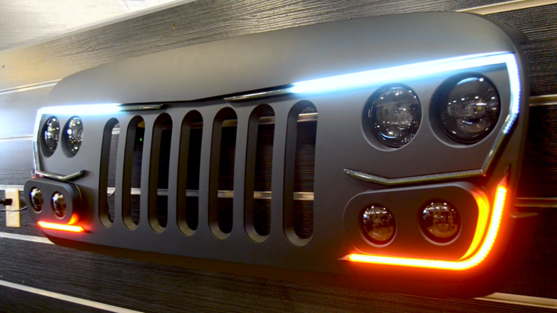 Oracle VECTOR Jeep Wrangler JK Grille Display POP Displays ORACLE Lighting