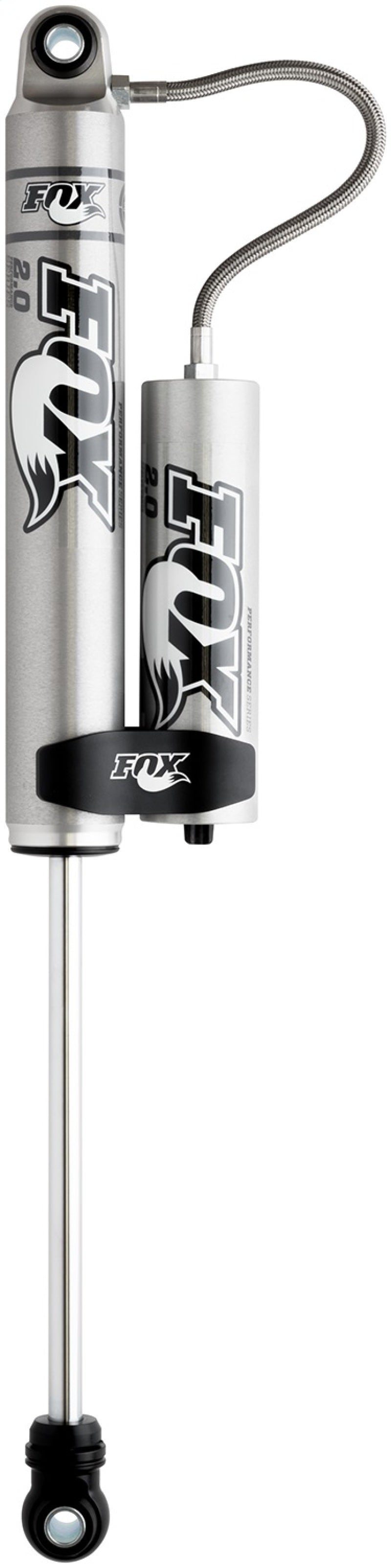 Fox 99+ Chevy HD 2.0 Performance Series 10.6in. Smooth Body Remote Res. Rear Shock / 0-1in. Lift Shocks and Struts FOX