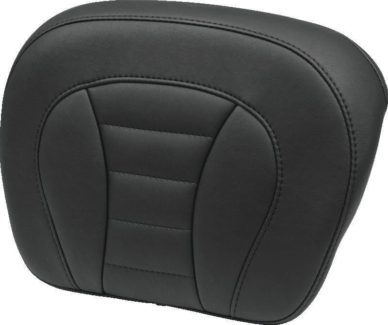 Mustang 08-23 Harley Chopped Tour Pak- Pad Deluxe - Black Backrests Mustang Motorcycle