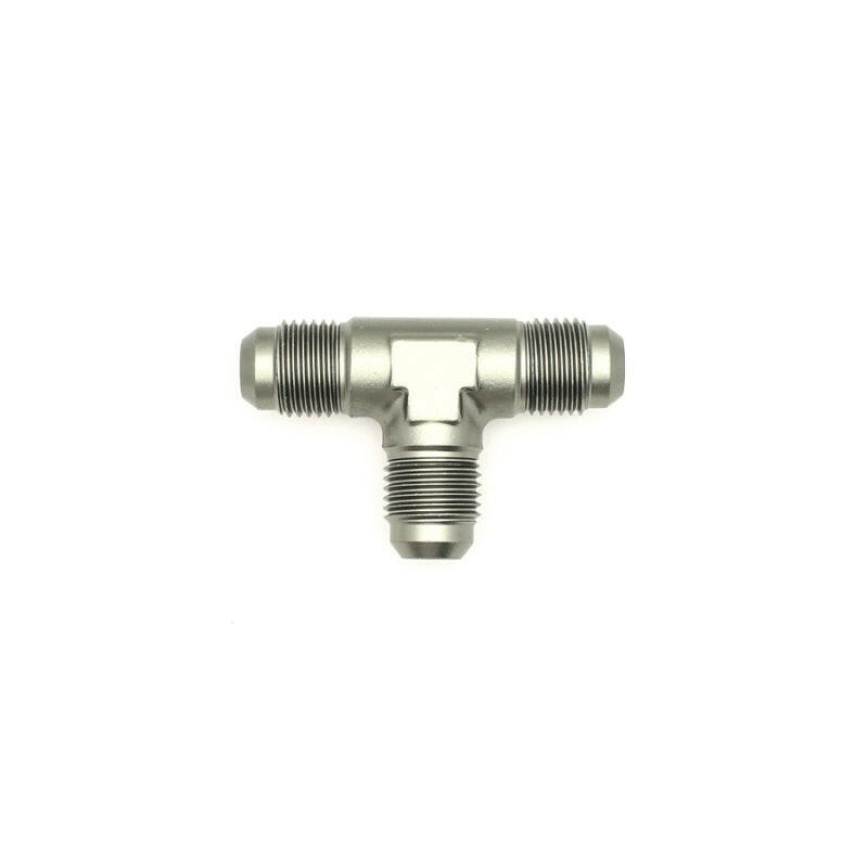 DeatschWerks 6AN Male Flare + 6AN Male Flare To 6AN Male Flare Tee Fitting Fittings DeatschWerks