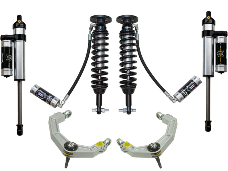 ICON 2014 Ford F-150 4WD 1.75-2.63in Stage 4 Suspension System w/Billet Uca Coilovers ICON