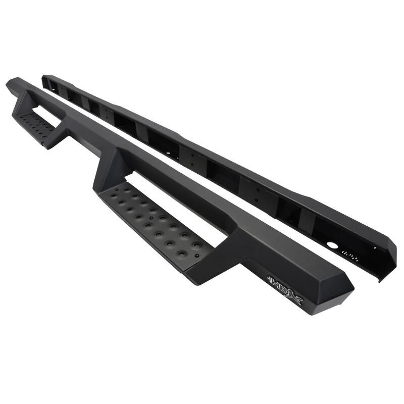 Westin/HDX 2022 Toyota Tundra Double Cab Drop Nerf Step Bars - Textured Black Nerf Bars Westin