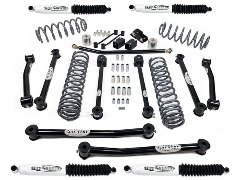 Tuff Country 18-23 Jeep Wrangler JLU (4 door Models Only) 4in Lift Kit (SX8000 Shocks) Lift Kits Tuff Country