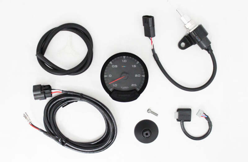 GReddy Sirius Meter - Turbo Boost 74mm Analog Display Gauge (w/Boost Sensor & Harness Set) Gauges GReddy