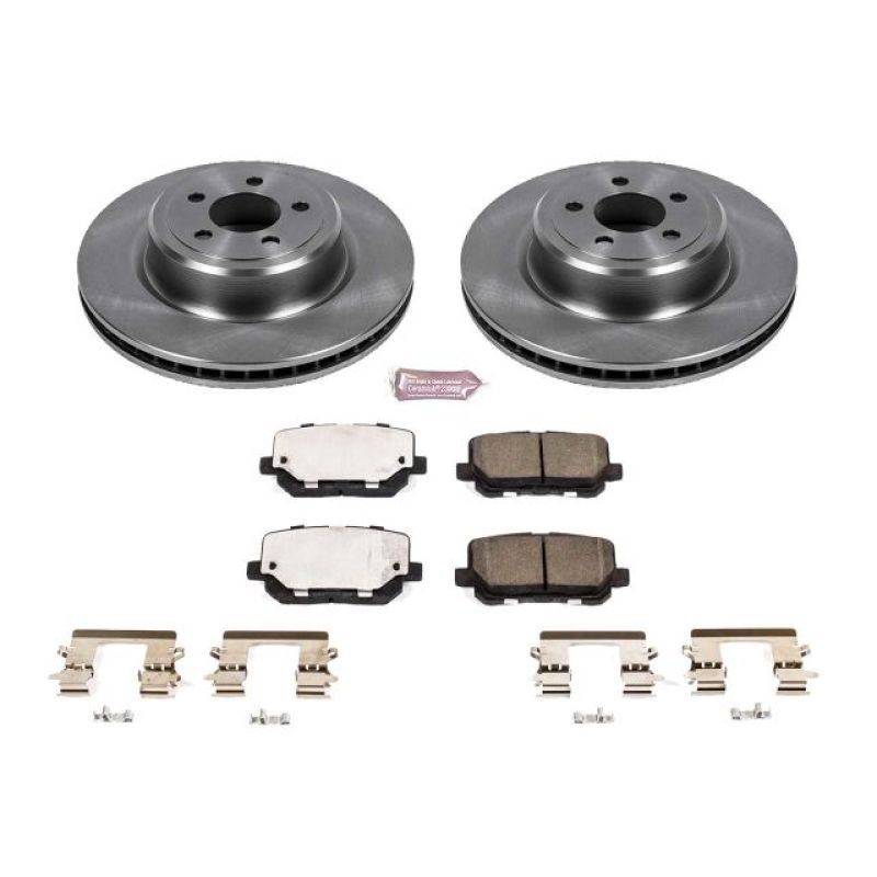Power Stop 14-19 Dodge Charger Rear Autospecialty Brake Kit Brake Kits - OE PowerStop