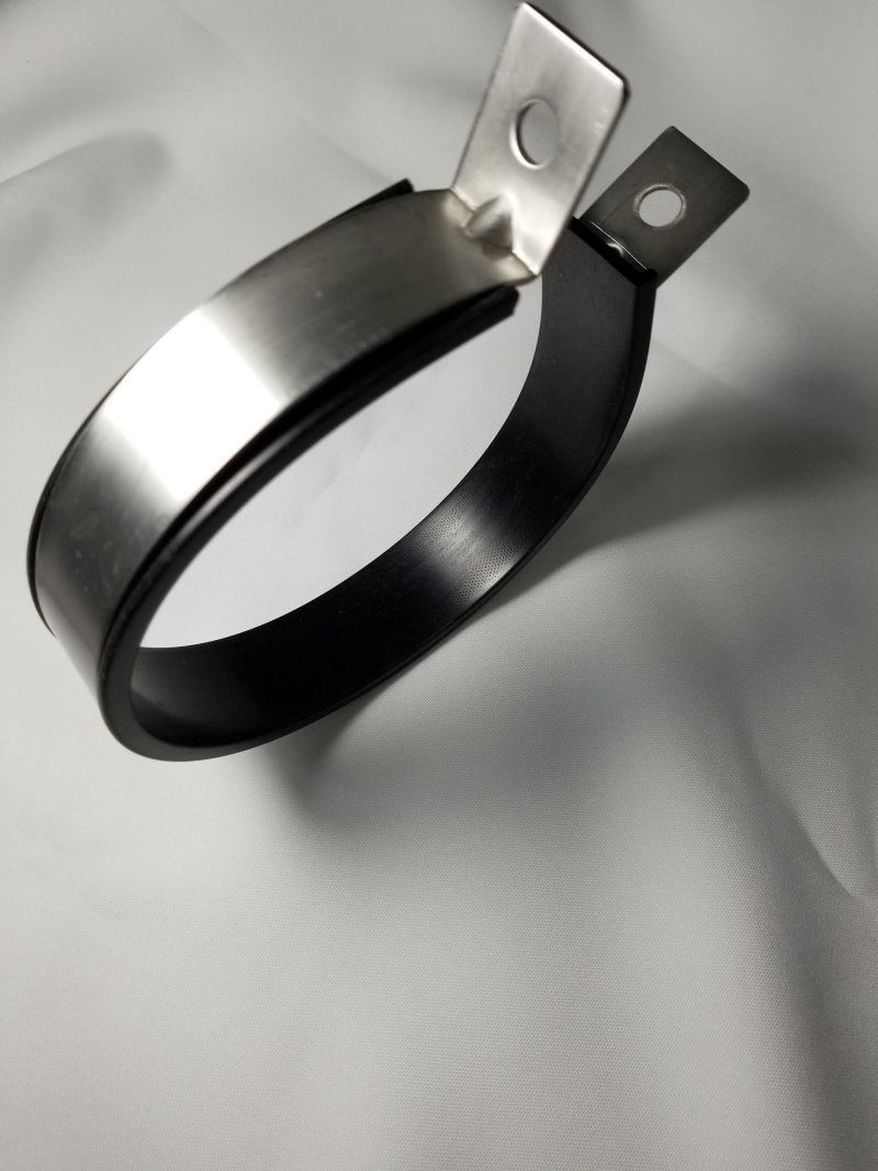 Ticon Industries 4.6in Canister w/ EPDM Rubber Muffler Strap Muffler Ticon