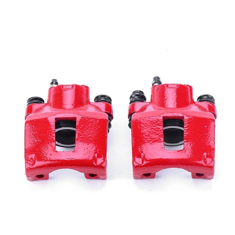 Power Stop 96-02 Ford Crown Victoria Rear Red Calipers w/o Brackets - Pair Brake Calipers - Perf PowerStop