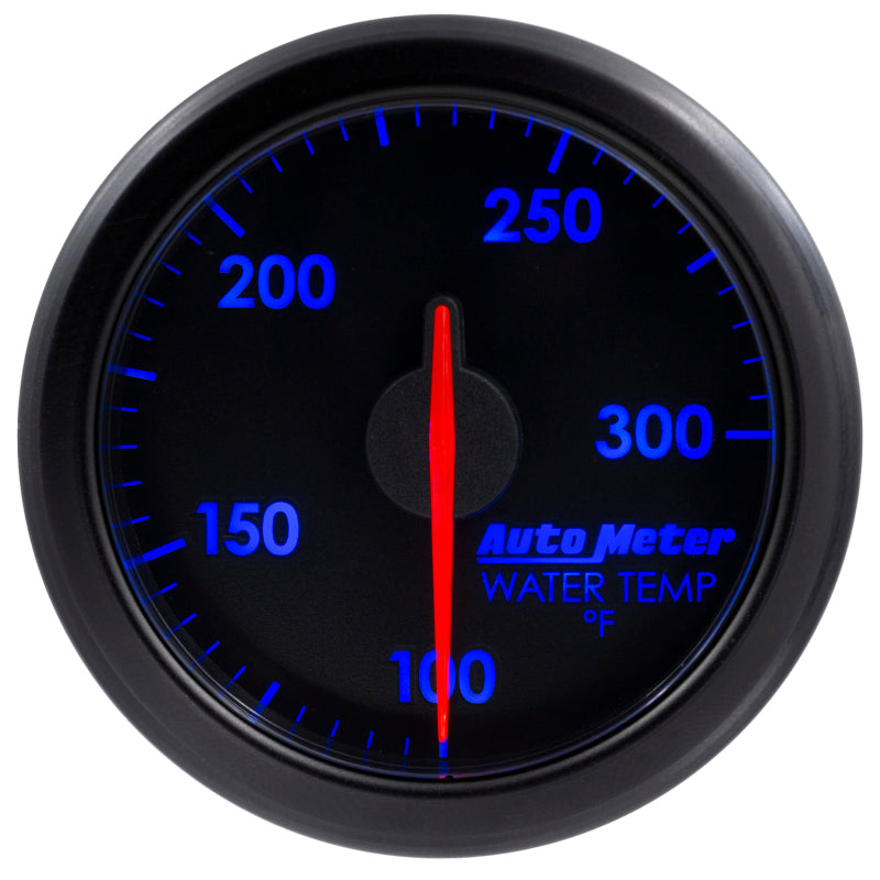 Autometer Airdrive 2-1/6in Water Temperature Gauge 100-300 Degrees F - Black Gauges AutoMeter