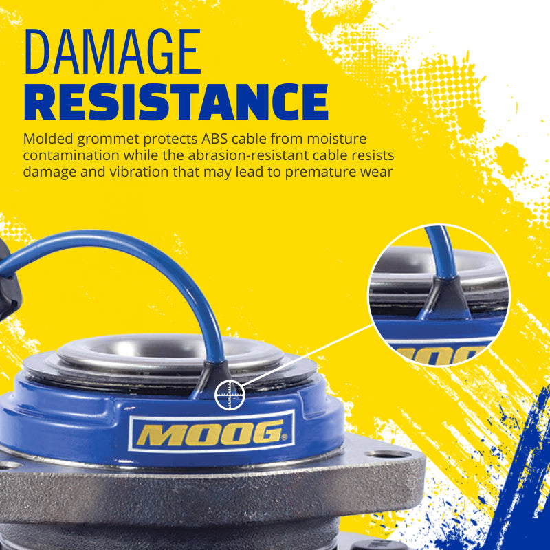 MOOG 04-08 Cadillac XLR Rear Hub Assembly Wheel Hubs Moog