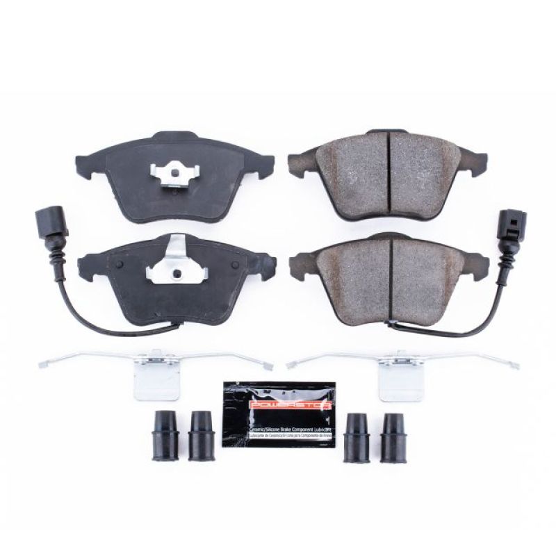 Power Stop 09-11 Volkswagen CC Front Z23 Evolution Sport Brake Pads w/Hardware Brake Pads - Performance PowerStop