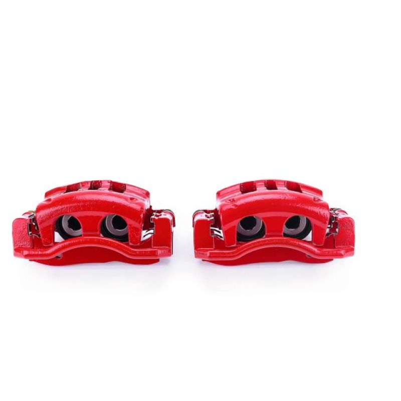 Power Stop 03-11 Ford Crown Victoria Front Red Calipers w/Brackets - Pair Brake Calipers - Perf PowerStop