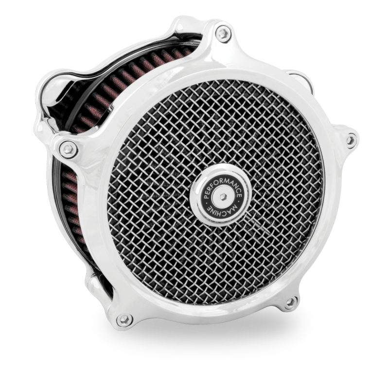 Performance Machine 23-Up CVO, 2024 Touring Super Gas Air Cleaner - Chrome Air Filters - Direct Fit Performance Machine