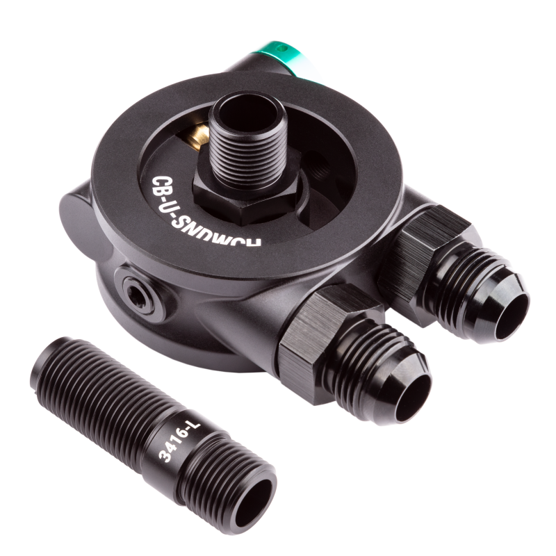 Chase Bays Toyota 1JZ/2JZ Oil Cooler Block Adapter Kit Oil Coolers Chase Bays