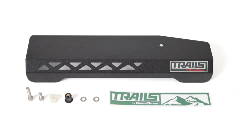 GrimmSpeed 2020+ Subaru Outback (Naturally Aspirated) TRAILS Pulley Cover - Black Engine Covers GrimmSpeed