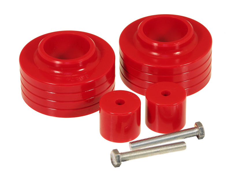 Prothane Jeep TJ 1in Lift Coil Spring Isolator - Red Spring Insulators Prothane