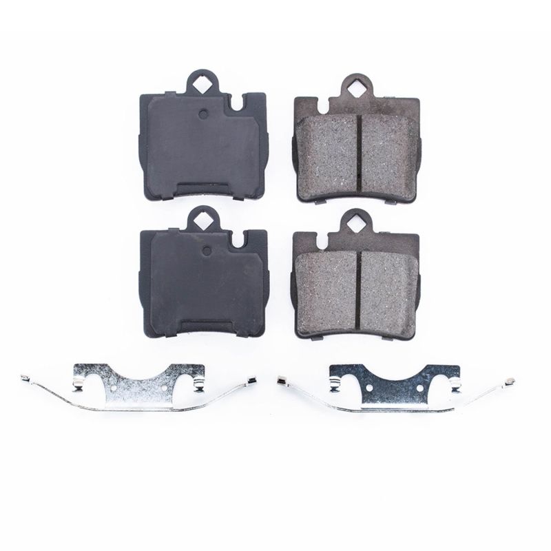 Power Stop 01-02 Mercedes-Benz CL55 AMG Rear Z17 Evolution Ceramic Brake Pads w/Hardware Brake Pads - OE PowerStop