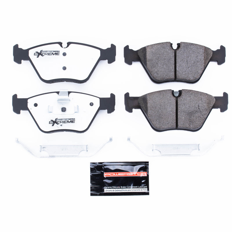 Power Stop 01-06 BMW 330Ci Front Z26 Extreme Street Brake Pads w/Hardware Brake Pads - Performance PowerStop