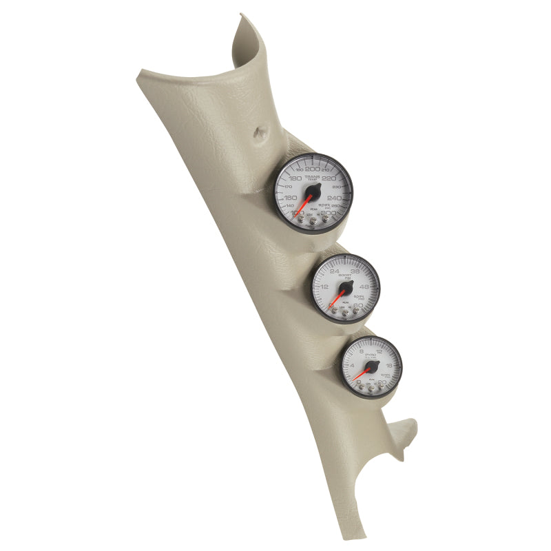 Autometer Diesel Gauge Kit A-Pillar 03-09 Ram Boost/EGT/Trans 60psi/2000 deg F/250 deg F Gauge Pods AutoMeter