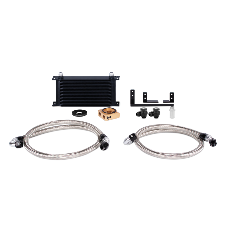 Mishimoto 2016+ Mazda Miata Thermostatic Oil Cooler Kit - Black Oil Coolers Mishimoto