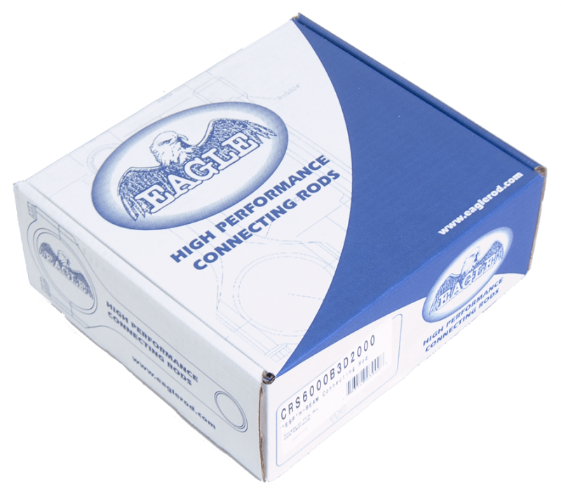 Eagle Chevy 305/350/LT1 /Ford 351 Forged 4340 H-Beam Connecting Rods w/ 7/16in ARP2000 (Set of 8) Connecting Rods - 8Cyl Eagle