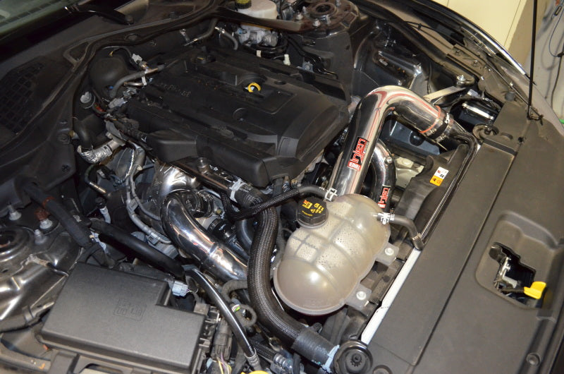 Injen 15-19 Ford Mustang 2.3L EcoBoost Aluminum Intercooler Piping Kit - Wrinkle Black Intercooler Pipe Kits Injen