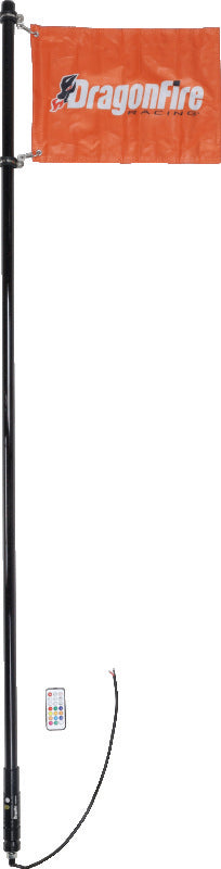 DragonFire Racing 6Ft Spiral Led Whip - Smoked Whip Lights DragonFire Racing