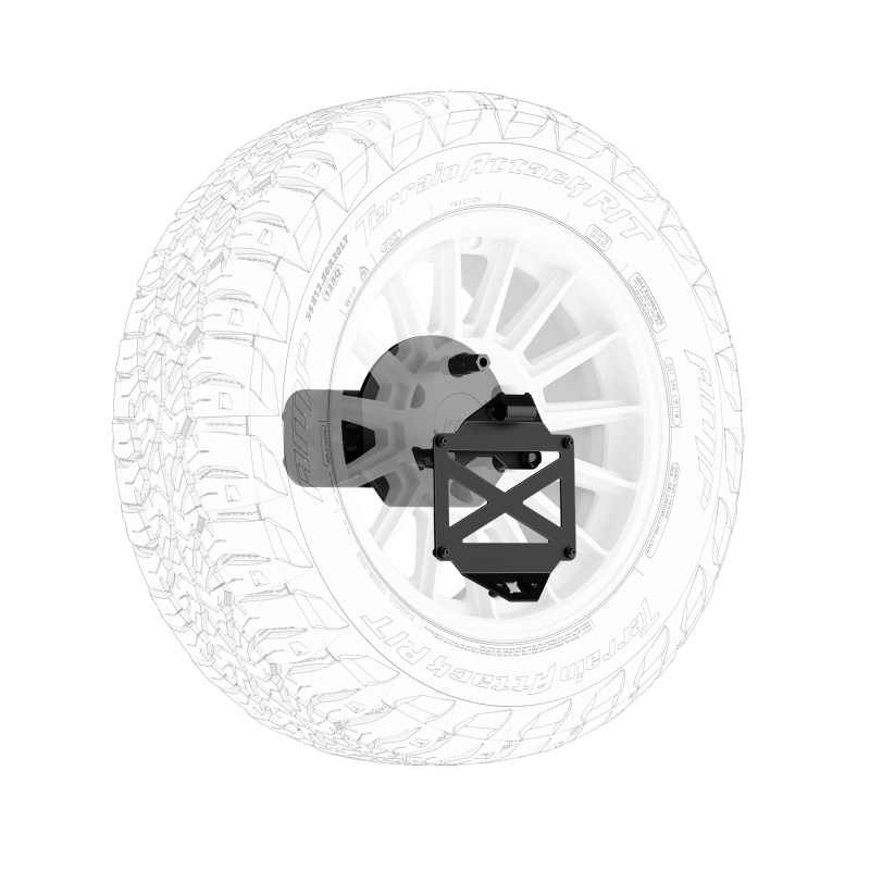 Body Armor 4x4 16-23 Toyota Tacoma/10-24 4Runner Pro Series II Tire Carrier W/ License Plate Holder Spare Tire Carriers Body Armor 4x4