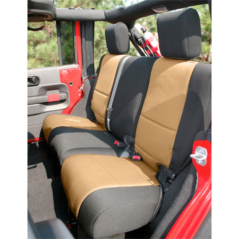Rugged Ridge Neoprene Rear Seat Cover 07-18 Jeep Wrangler JKU Seats Rugged Ridge