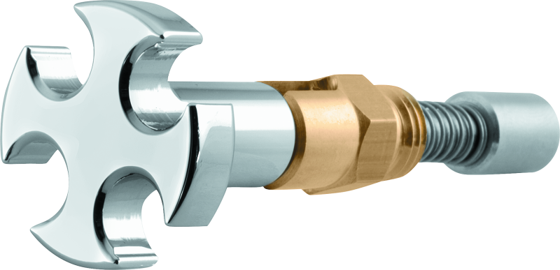 Bikers Choice S&S B E G Chrome Cross Enrichener With Chrome Cross Knob Carburetors Bikers Choice