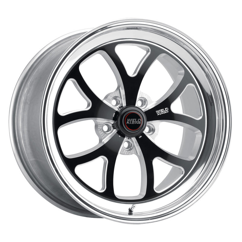 Weld S76 18x7 / 5x115mm BP / 2.1in. BS Black Wheel (High Pad) - Non-Beadlock Wheels - Forged Weld