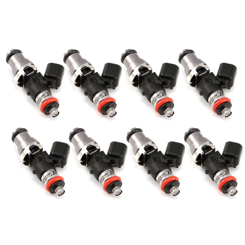 Injector Dynamics 1340cc Injectors-48mm Length - 14mm Grey Top - 15mm (Orange) Low O-Ring (Set of 8) Fuel Injector Sets - 8Cyl Injector Dynamics