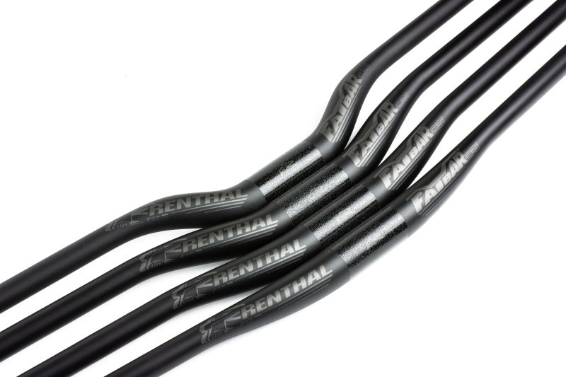 Renthal V3 Fatbar Carbon 10 mm. - Black Handlebars - Powersports Renthal