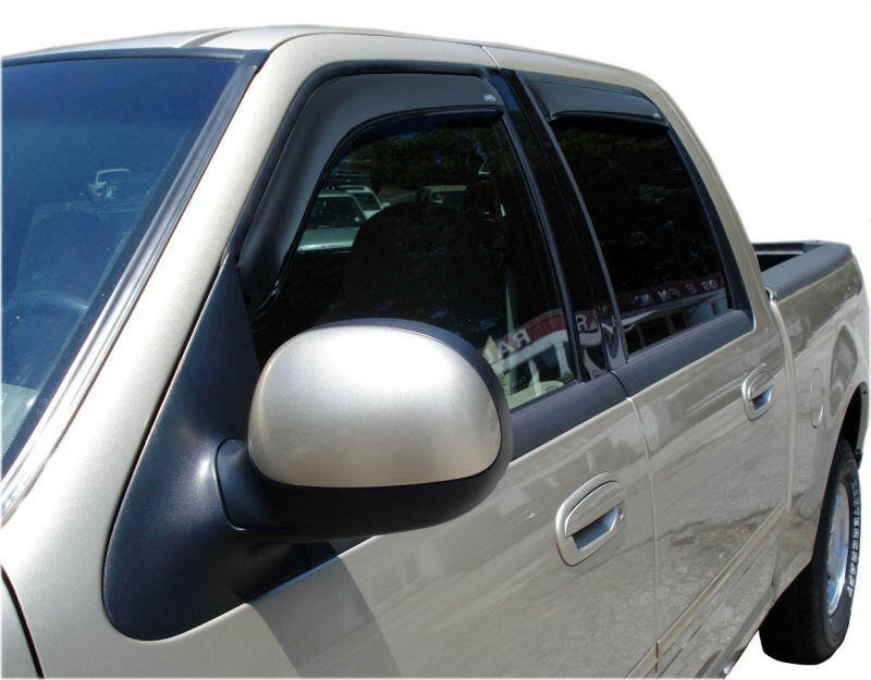 AVS 02-03 Lincoln Blackwood Ventvisor In-Channel Front & Rear Window Deflectors 4pc - Smoke Wind Deflectors AVS