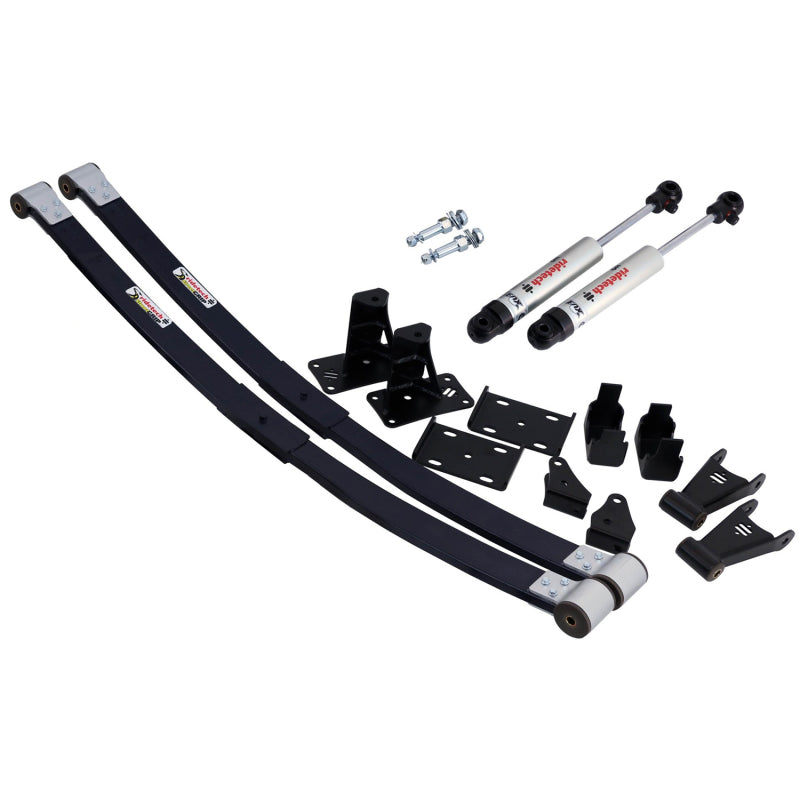 Ridetech 73-87 Chevrolet C10 Composite Leaf Springs w/ HQ Shocks - 6in Drop - Rear Leaf Springs & Accessories Ridetech