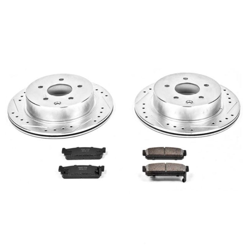 Power Stop 93-97 Infiniti J30 Rear Z23 Evolution Sport Brake Kit Brake Kits - Performance D&S PowerStop