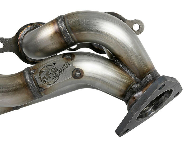aFe Twisted Steel 1-3/4in 304SS Shorty Headers 2019 GM Silverado / Sierra 1500 V8-5.3L/6.2L Headers & Manifolds aFe
