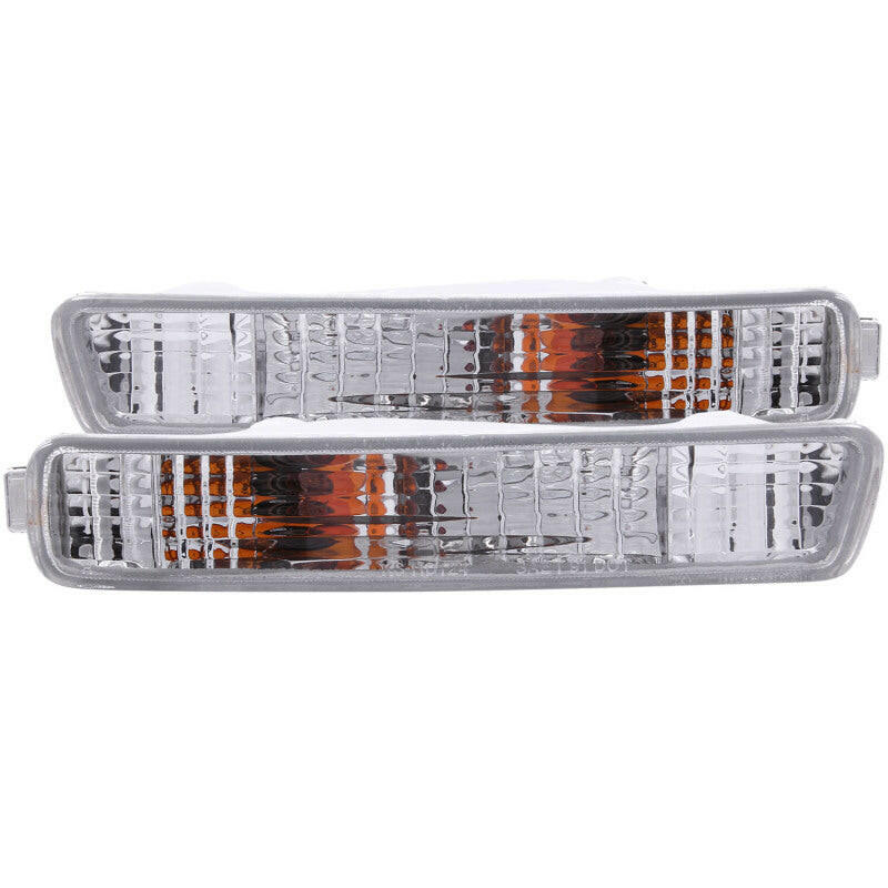 ANZO 1994-1995 Honda Accord Euro Parking Lights Chrome Lights Corner ANZO