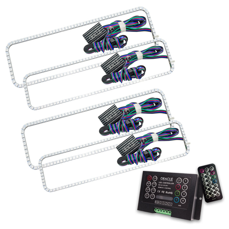 Oracle Ford F250 05-07 Halo Kit - ColorSHIFT w/ 2.0 Controller Headlights ORACLE Lighting