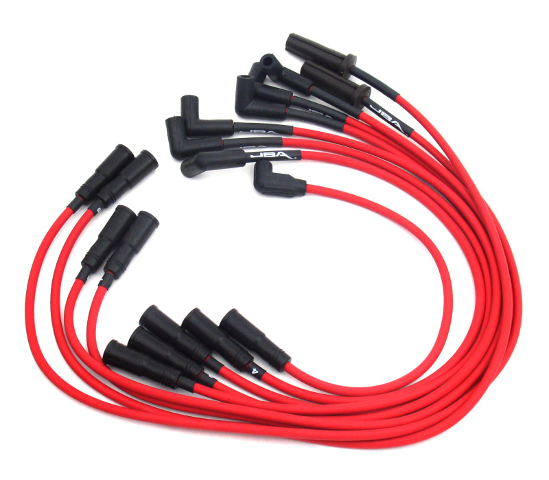 JBA 92-96 Chevrolet Corvette 5.7L LT1 Ignition Wires - Red Spark Plug Wire Sets JBA