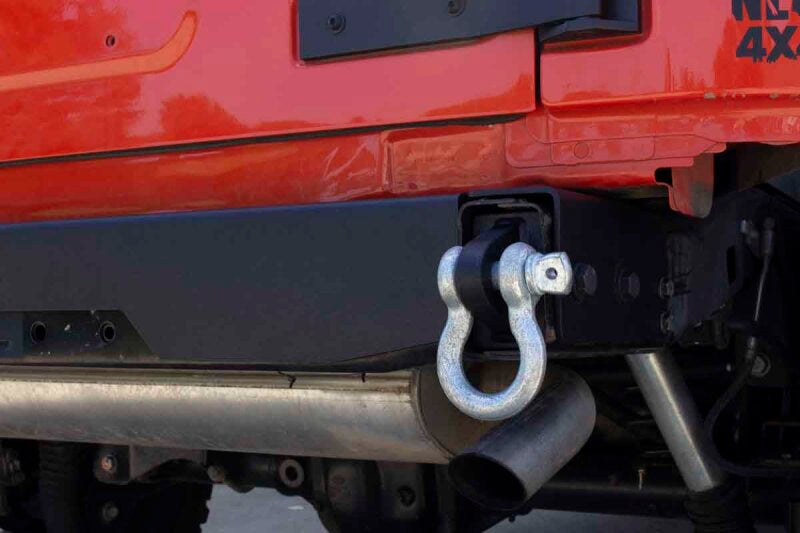 Fishbone Offroad 07-18 JK Wrangler Rubicon and Unlimited Jeep JK Rear D-Ring Frame Mounts Bumper Accessories Fishbone Offroad