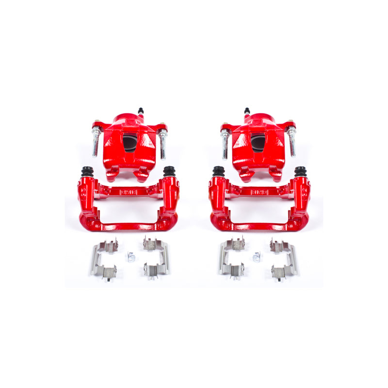 Power Stop 05-10 Scion tC Front Red Calipers w/Brackets - Pair Brake Calipers - Perf PowerStop