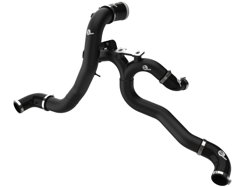 aFe 19-26 Genesis G70 V6 3.3L (tt) BladeRunner Aluminum Hot/Cold Charge Pipe Kit - Red Air Intake Components aFe